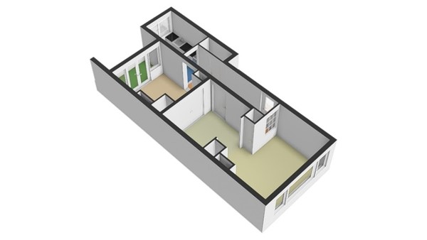 Floorplan - Professor Poelslaan 30B, 3028 ES Rotterdam